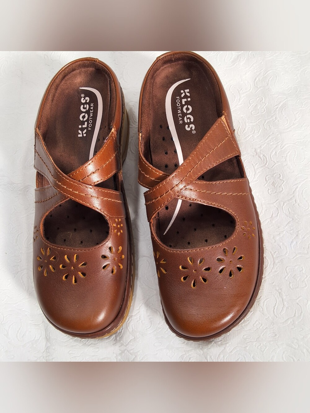 Klogs Footwear Womens Brawn Leather Shoes Size 7.5 M